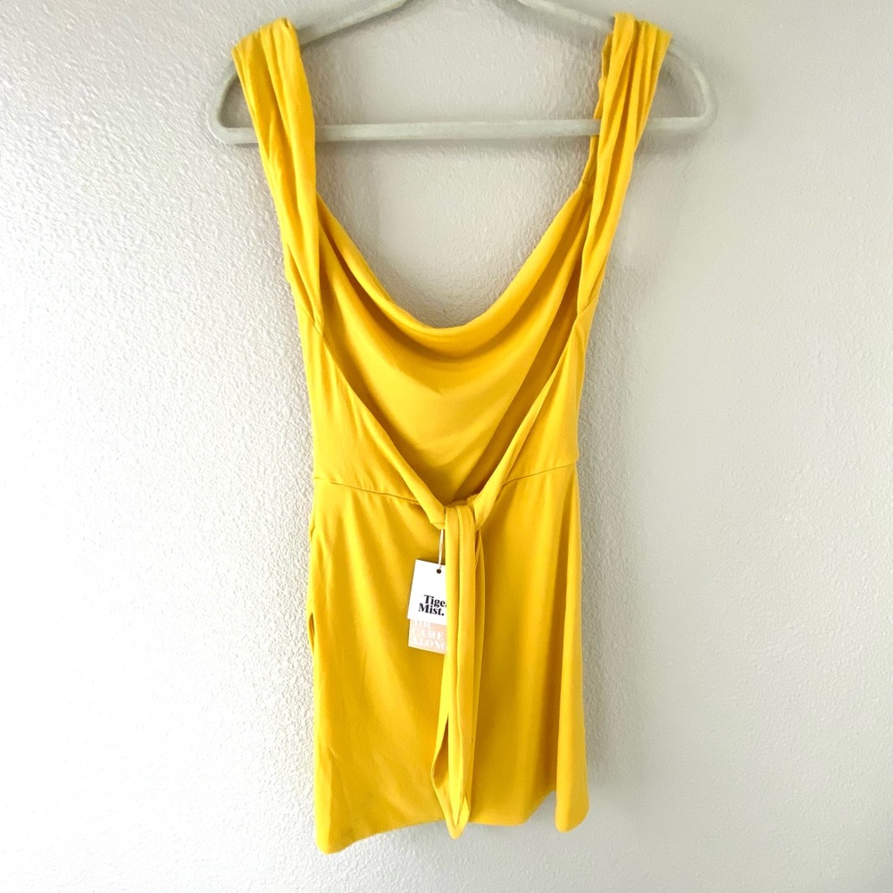 Tiger Mist Yellow Mini Dress - Picture 13 of 16